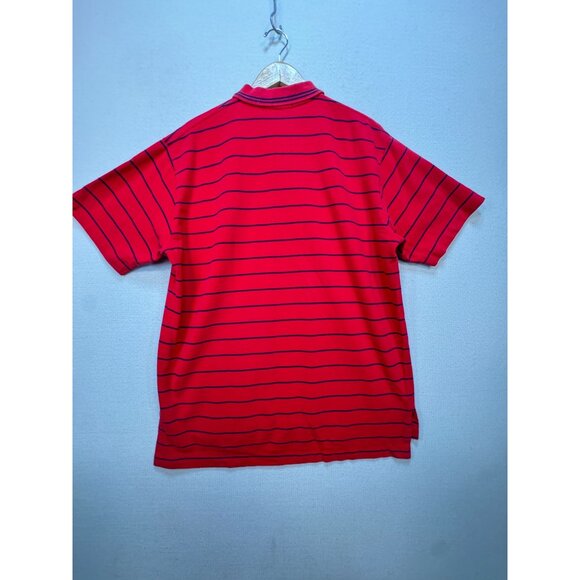 Polo By Ralph Lauren Mens Striped Short Sleeve Polo Shirt Sze XL Red Casual Golf - Picture 8 of 10